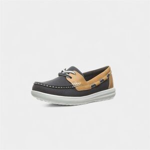Women's Clarks Cloudsteppers Jocolin Vista Boat Shoes- Black & Tan